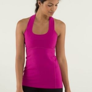 Lululemon Raceback Coral Tank Size 8